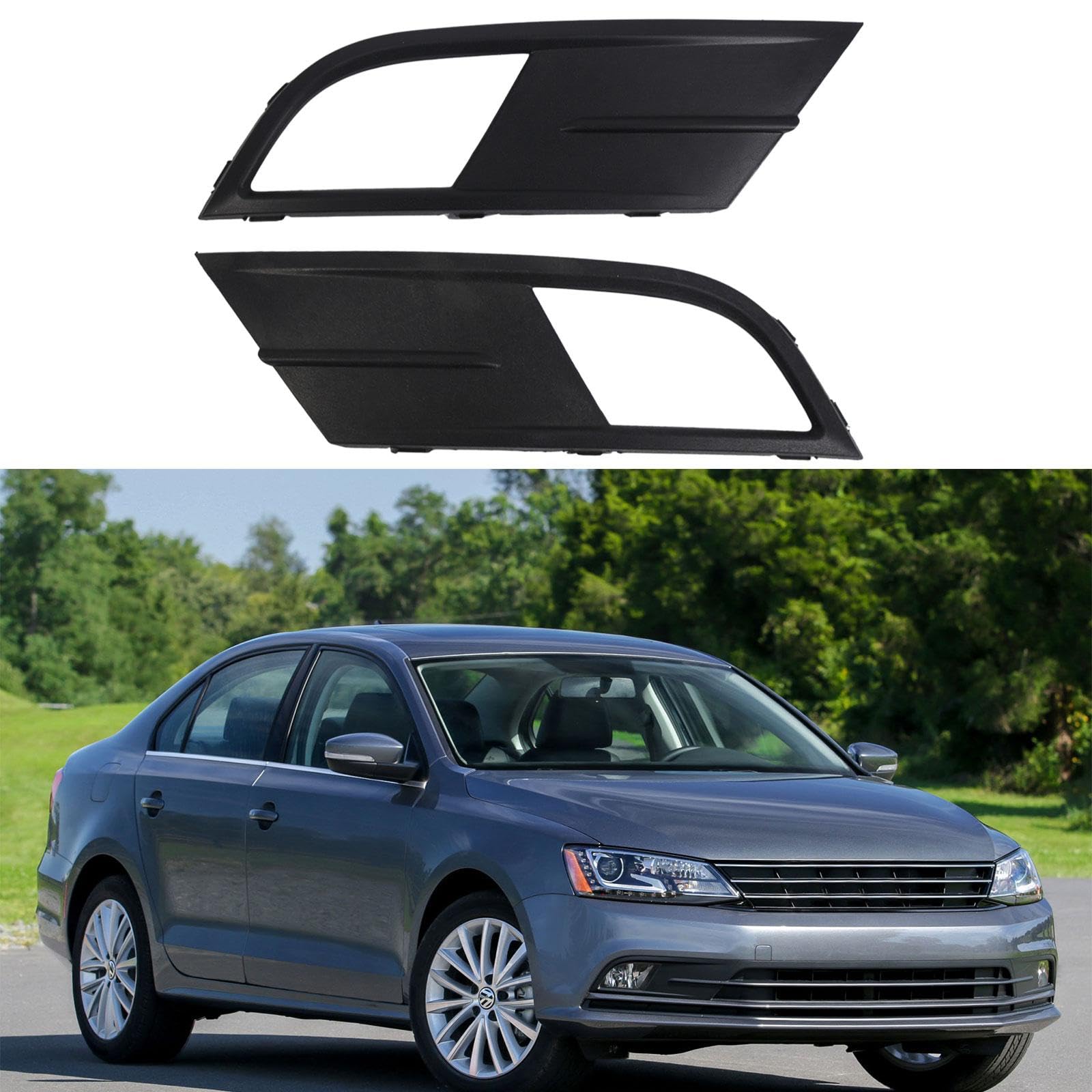 Fashion My Day Car Fog Light Cover Grille Easy Installation for VW Jetta MK6 2015-2018 Left 5C6 853 665E | Parts & Accessories | Car & Truck Parts | Interior | Seat Covers'-picture-29