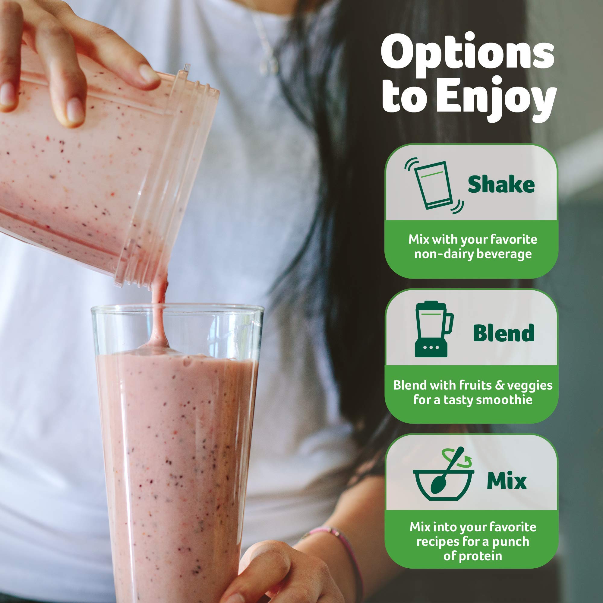 Vegan Protein Powder Smoothie Mix Purely Inspired Organic Protein