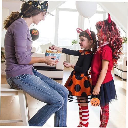 Miniatura 6 de 48 cubos de calabaza de plástico para dulce o truco, cubo de calabaza portátil, mini bolsas de mano, mini farol, cubo de calabaza de Halloween, para