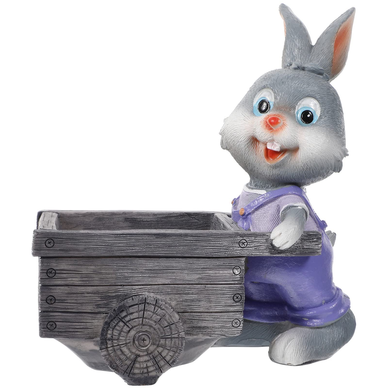 Pot de fleurs succulentes lapin Homoyoyo en résine pour décoration de balcon
