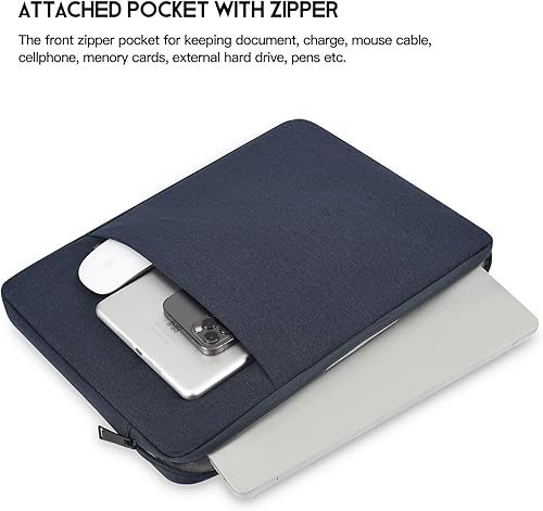 Vista 113 de Funda impermeable para laptop HP Envy 17/HP Pavilion 17/Omen 17, Acer Predator 17/Aspire 17.3, Dell Inspiron 17, Lenovo, HP, MSI GS75, bolsa Gris