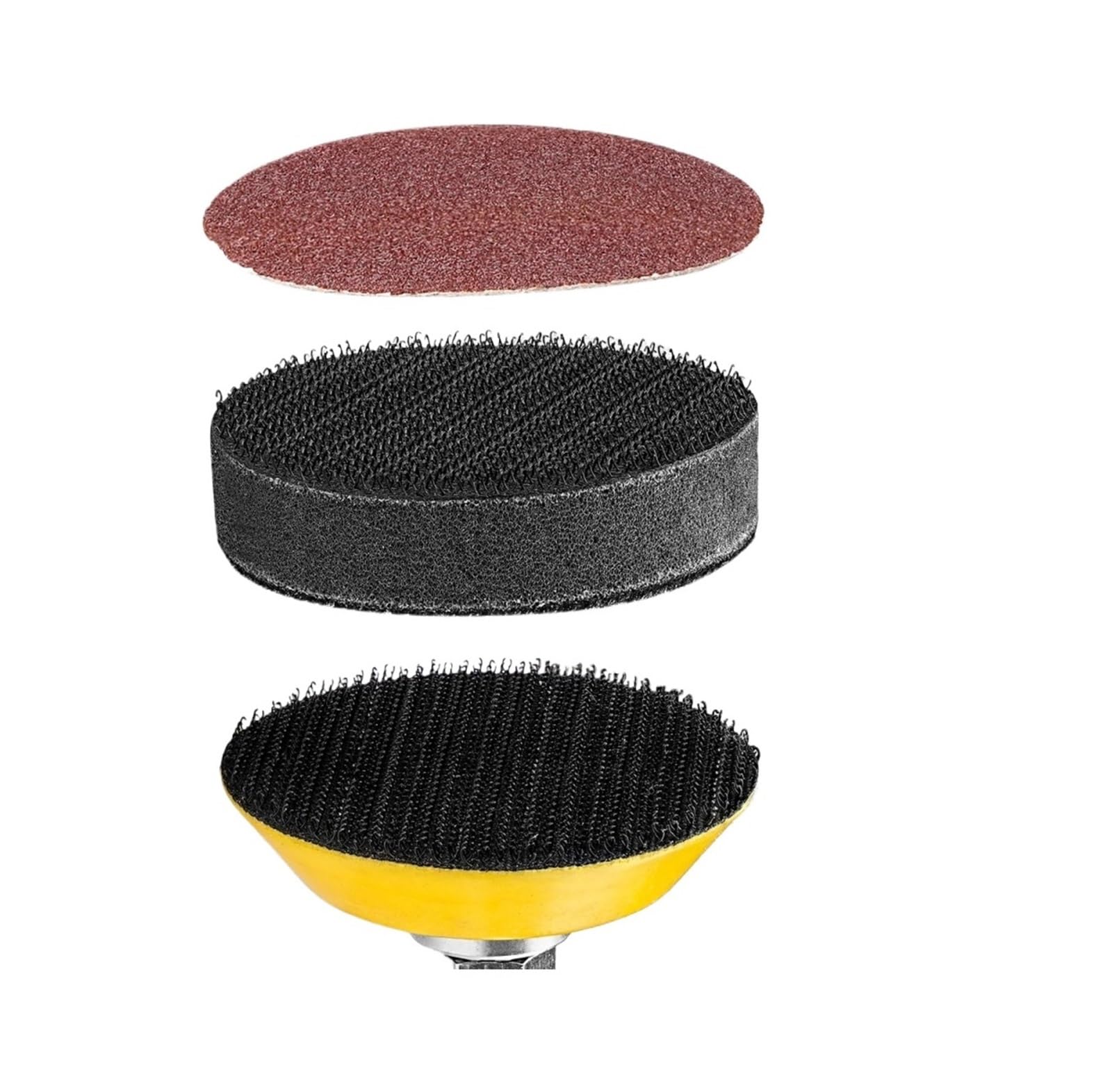 Almohadilla de interfaz 5 uds., almohadilla lijado 2/3 pulgadas, disco for lijadora gancho y bucle for pulido(2 inch)