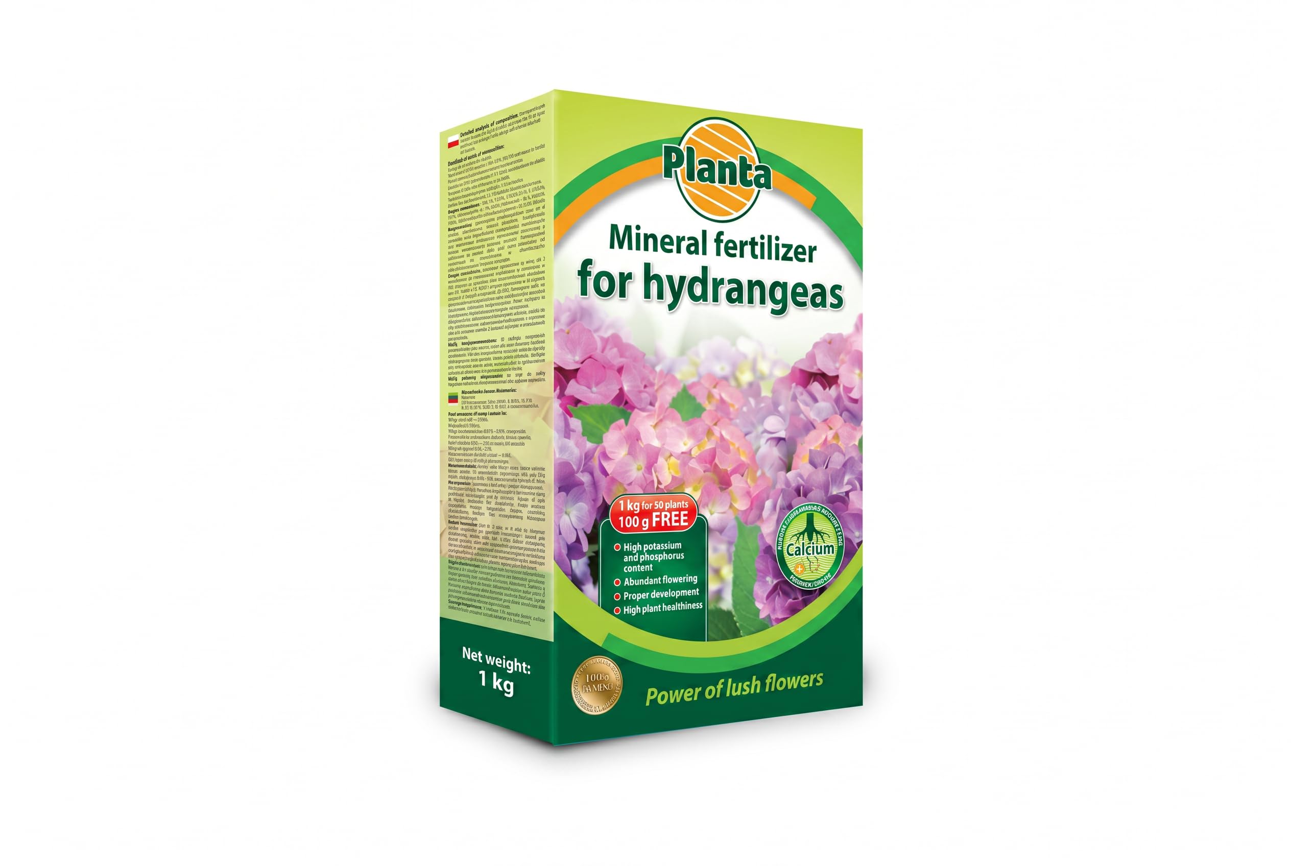 Hydrangea Fertiliser 1kg Mineral Plant Food for Strong Growth & Blooms