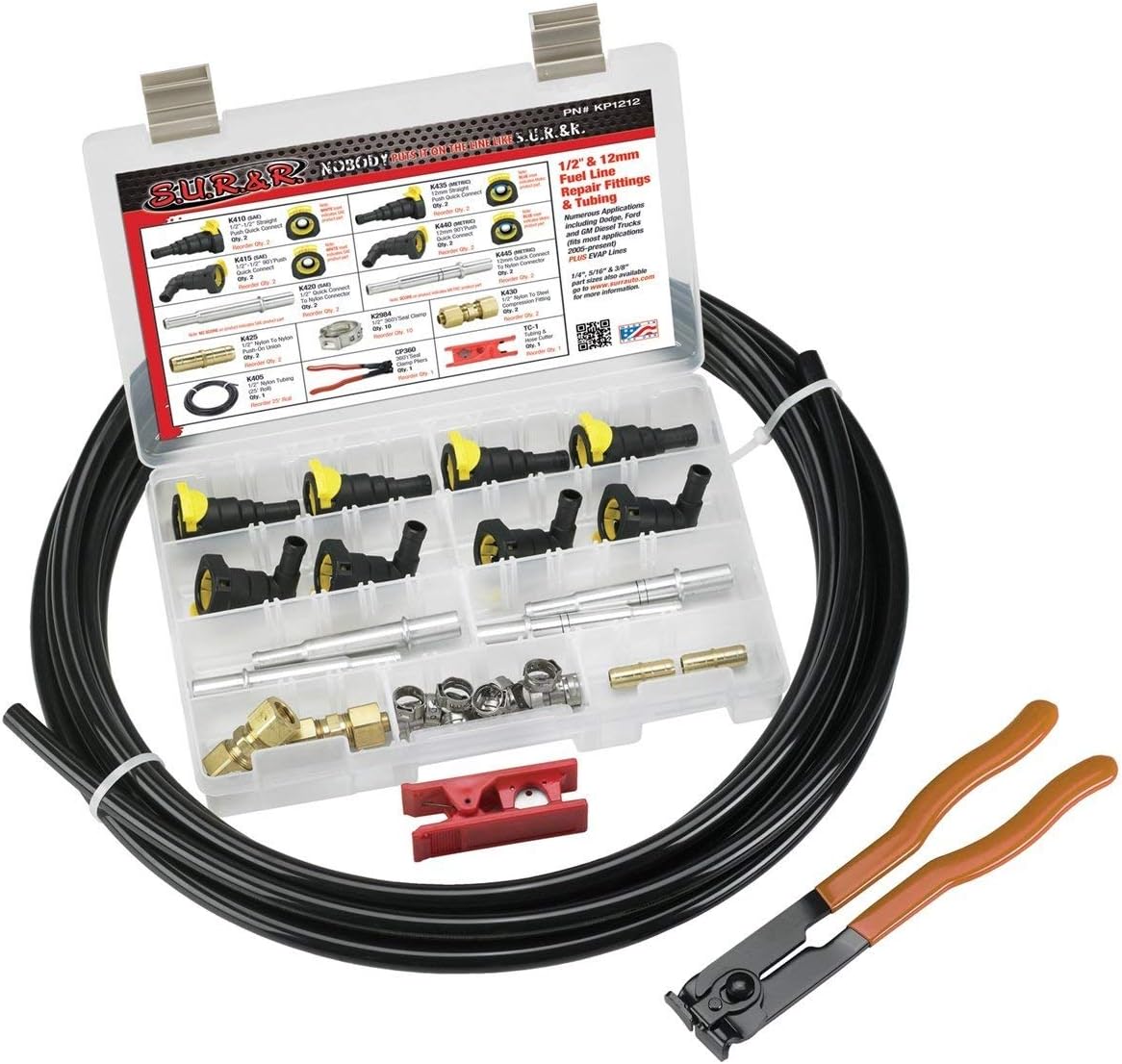 S.U.R.&R. - 1/2 & 12MM Fuel LINE Replacement KIT