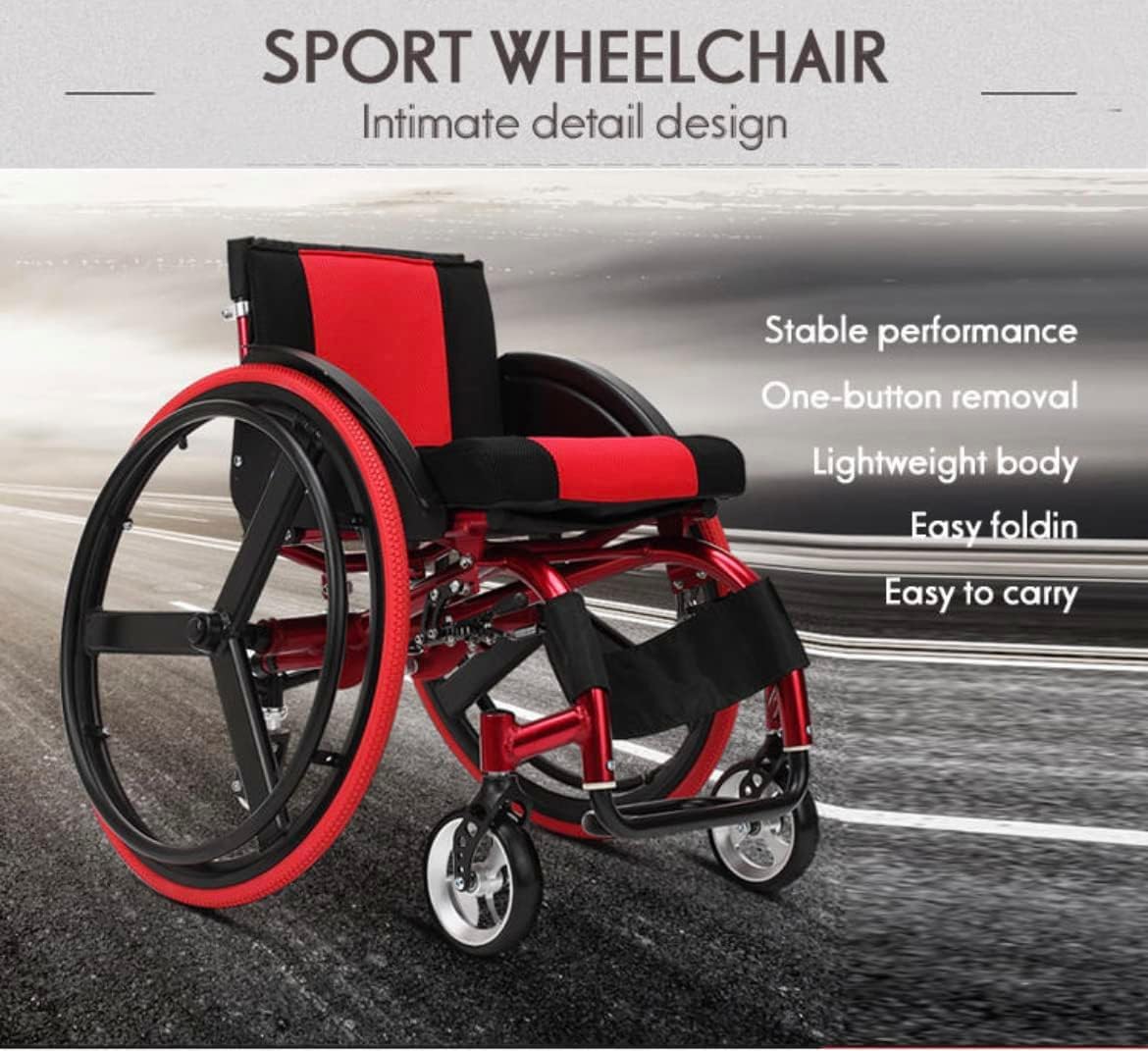 Wózek inwalidzki sportowy wózek inwalidzki ręczny składany amortyzujący wstrząsy rampy do wózka inwalidzkiego lekki wózek inwalidzki materiały do terapii rehabilitacyjnej wózki inwalidzkie