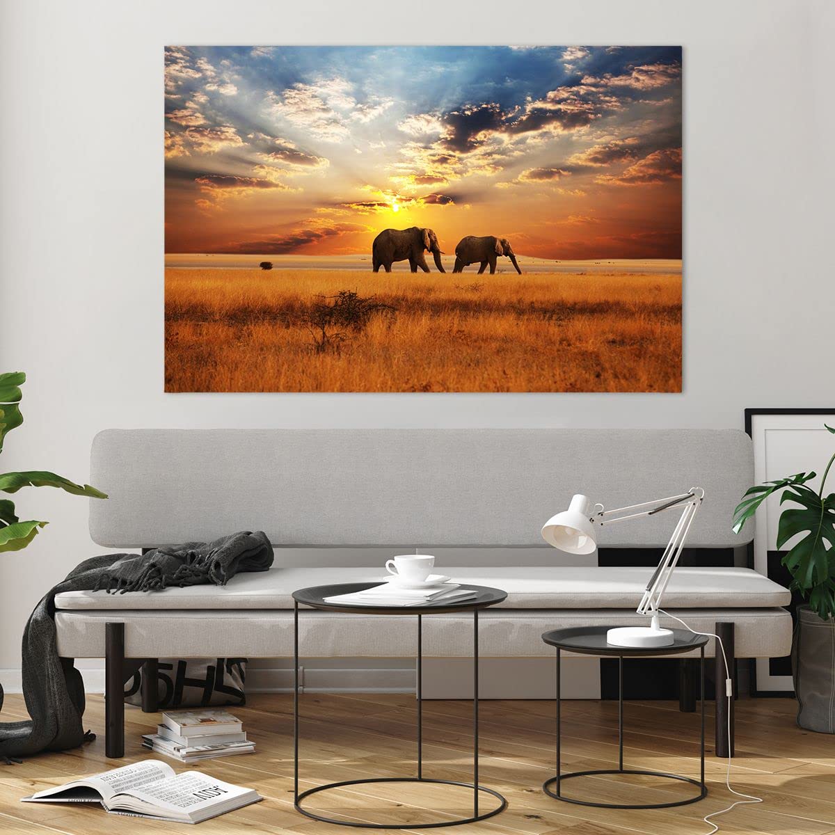 ARTTOR Tableau Décoratif en Verre 120x80cm Paysages Nature - 3150