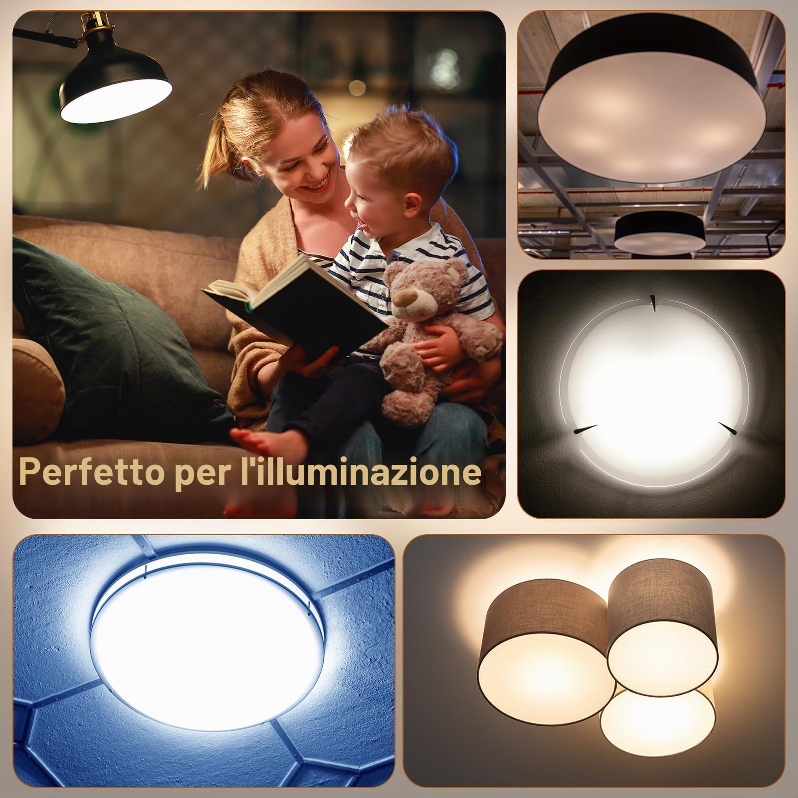 PATIKIL Paralume Diffusore 17.5" Diametro Rotondo Fai da Te Bianco | Adatto 18-20" Aperture Smerigliate, per Tamburo Paralumi Lampade Pendenti