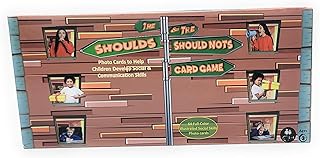 The Shoulds and Should Nots Cards: Boosts Social & Communication Skills with Photos of Appropriate & Inappropriate Behaviors; Supports Autism, ADHD; Encourages Positive Decision-Making
