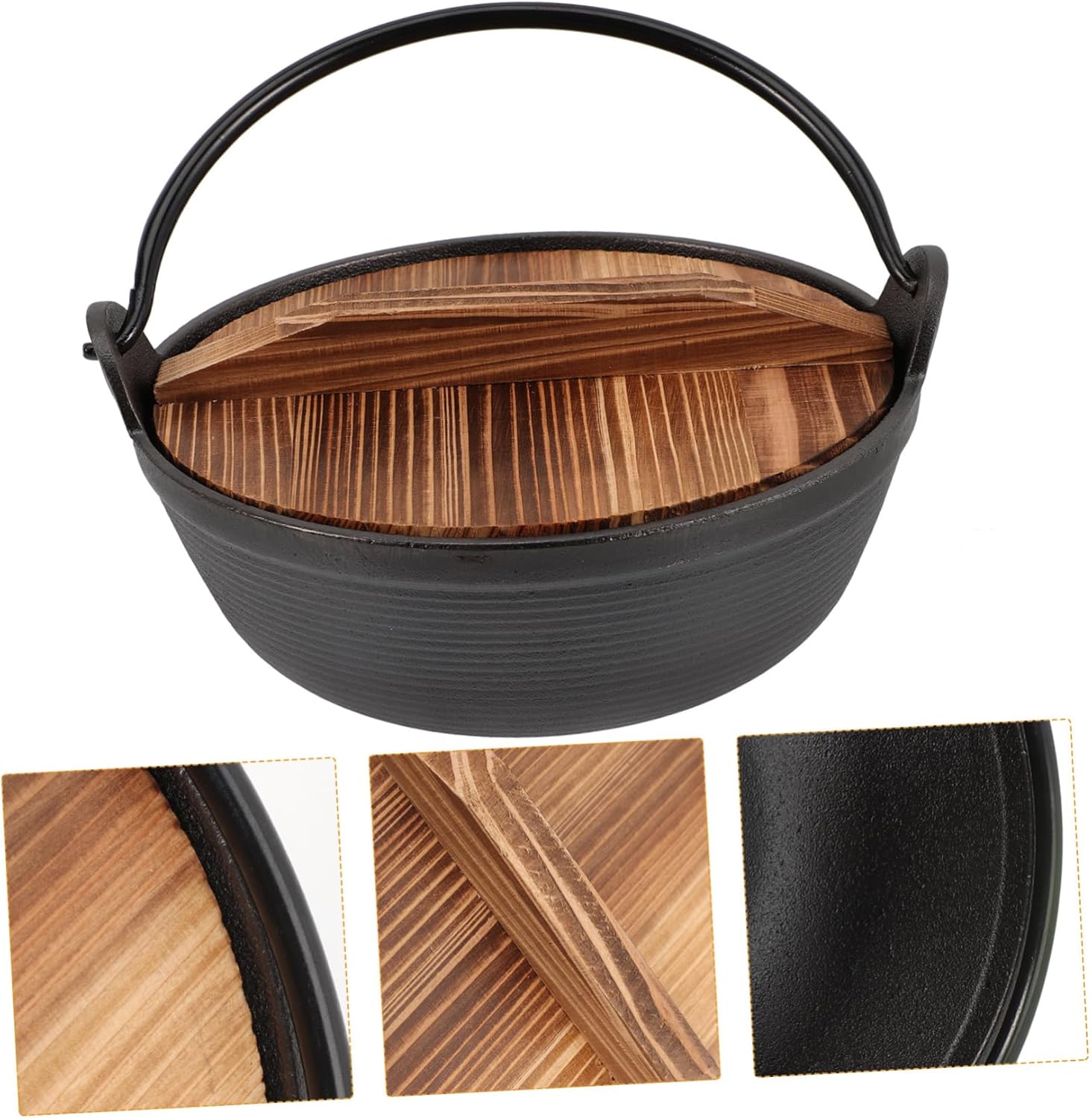 Non-stick Iron Stew Pot Soup Pot for Hot Soup Stew Cooking Braised Chicken