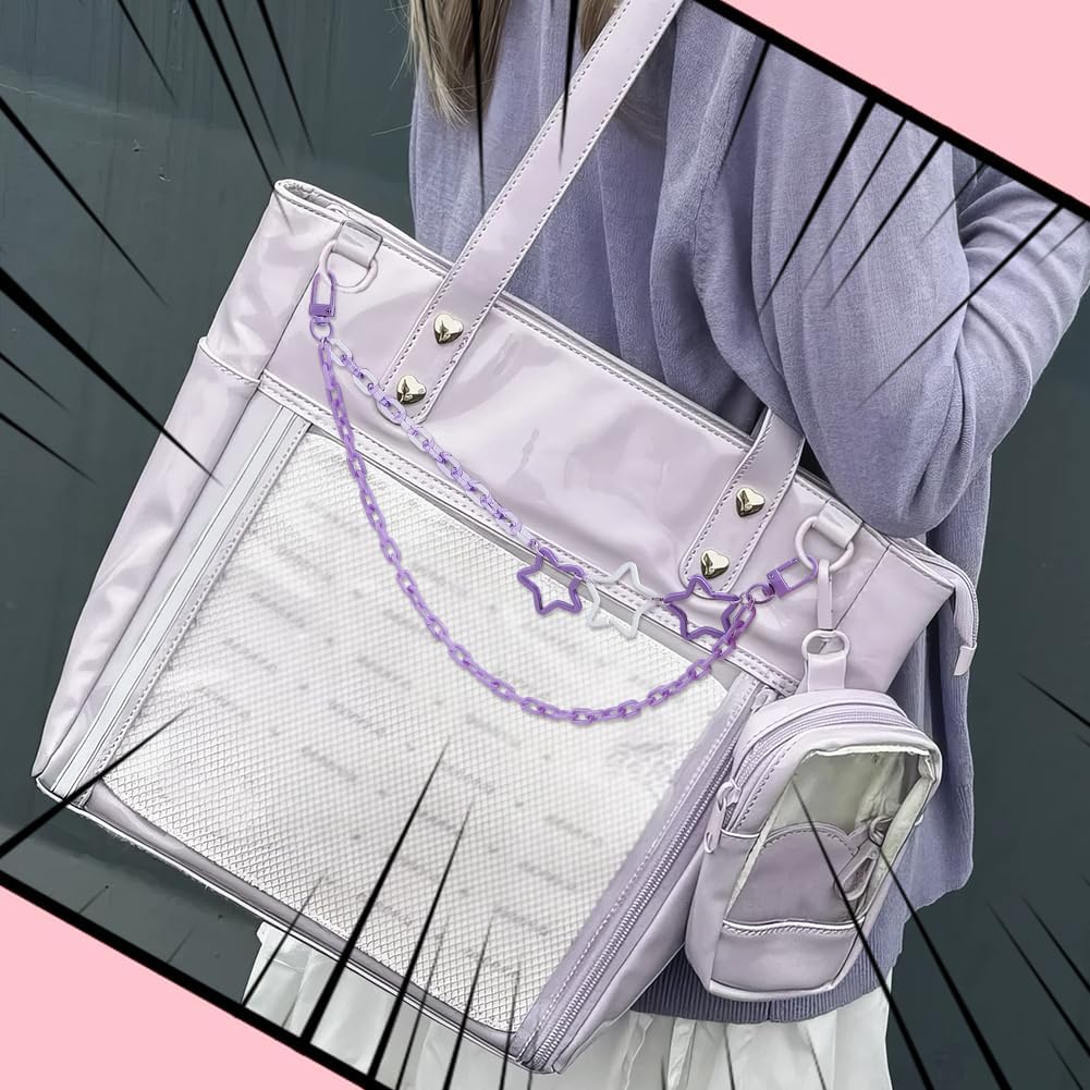 OLYCRAFT Bag Purse Charm Chain Ita Bag Chain with Pendant Ita Bags Accessories Decorative Chains for Women Handbags Decor