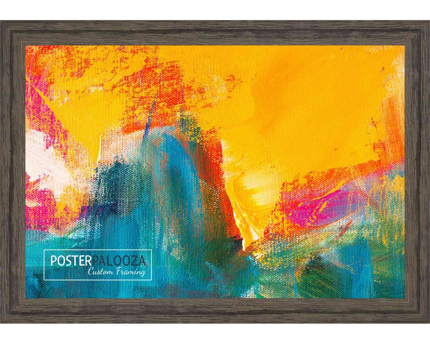 Amazon.com - 11.5x16.5 Frame Dark Wood Rustic - Wood Picture Frame