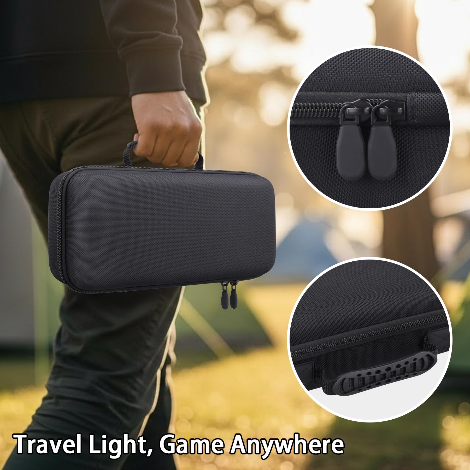 co2CREA Dur Étui de Voyage Rigide Housse Cas Coque pour ASUS Rog Ally/ASUS Rog Ally x 2024 Gaming et Ses Accessoires(boîte Seule,Case Only)