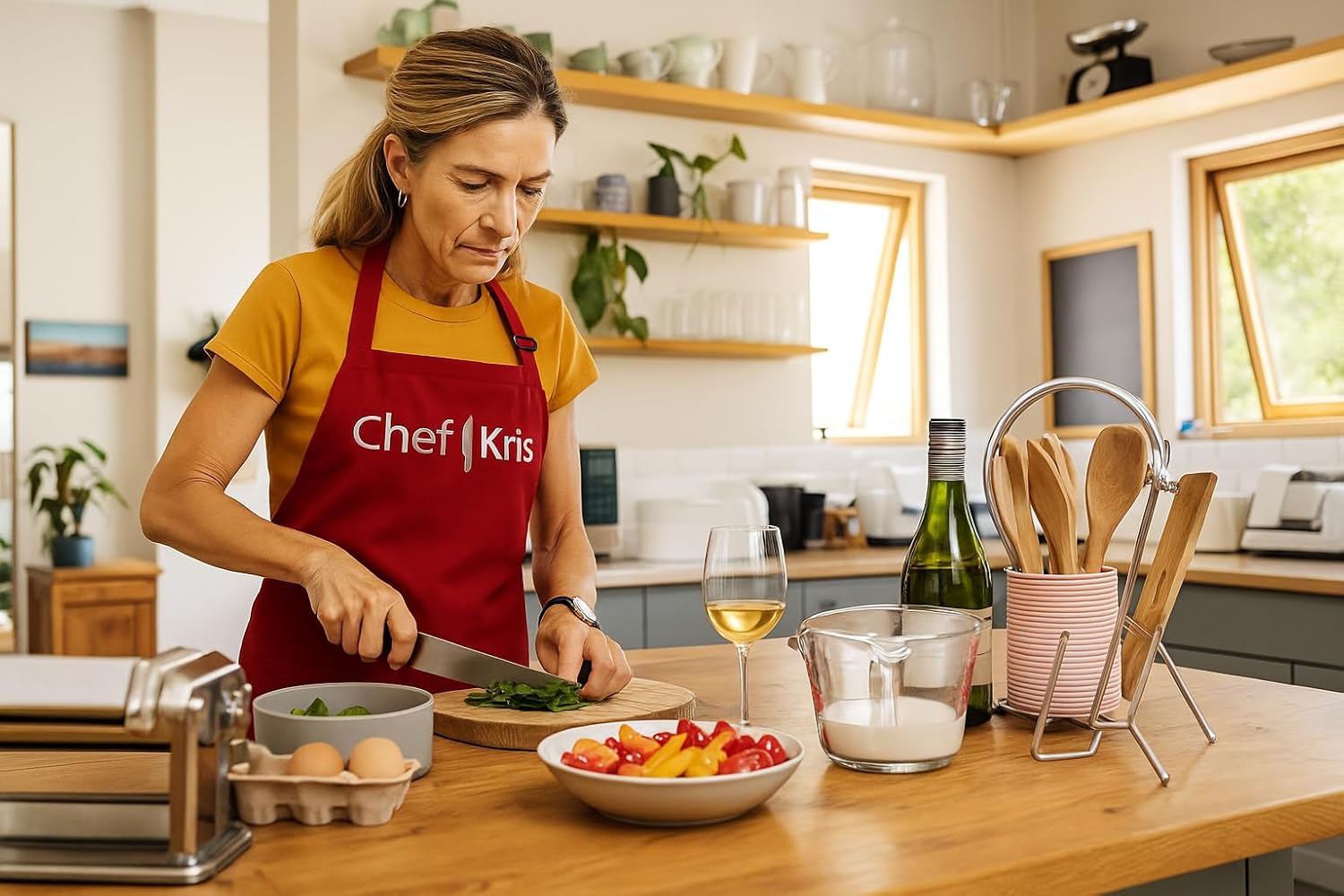 Custom Apron with Embroidered Name. Premium Quality Custom Aprons for Men and Women - Cooking, Baking, Grilling - Image 9