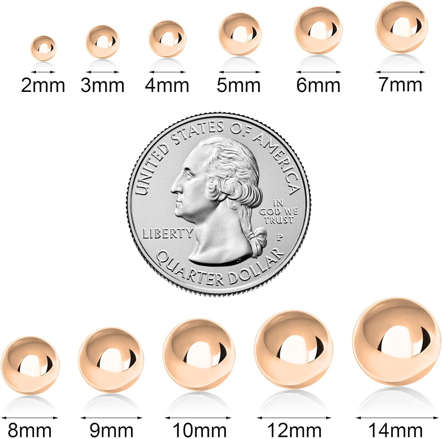 Savlano 925 Sterling Silver 18K Gold Plated Ball Stud Earrings For Women & Men - Image 5