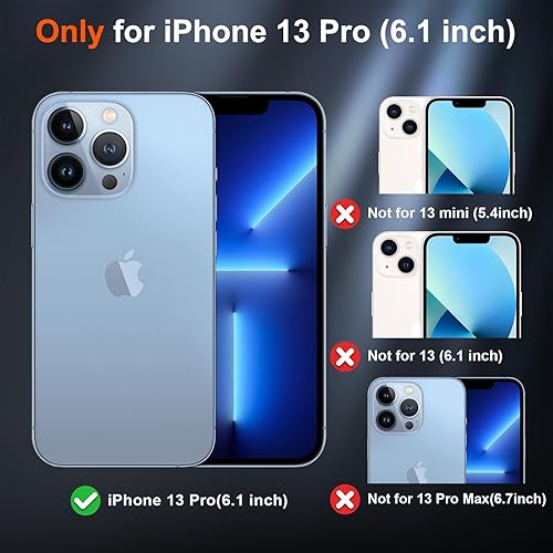 Miniatura 2 de SUPFINE Funda magnética para iPhone 13 Pro (compatible con MagSafe) (protección contra caídas de grado militar de 10 pies), 2X (protector de