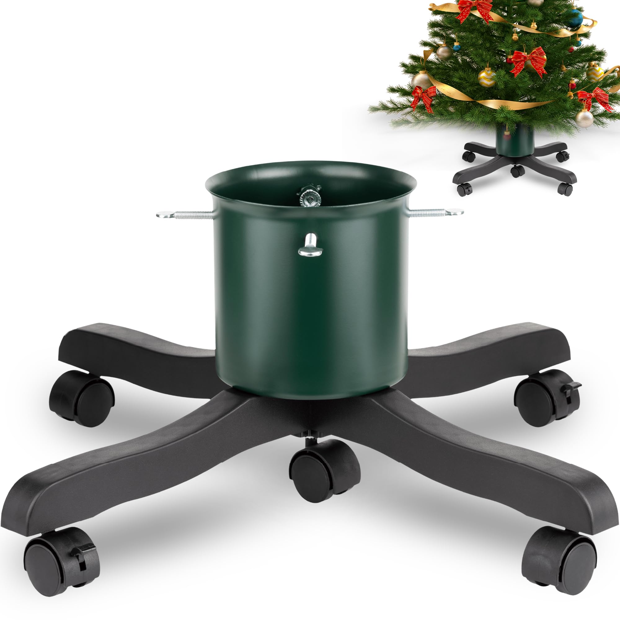 Kunstbaum Stnder Grace PUDO Stabiler Christbaumstnder Fr Knstliche  Weihnachtsbume Bis 250cm - Robuster Metall Halter Grn Mit Perfektem Halt
