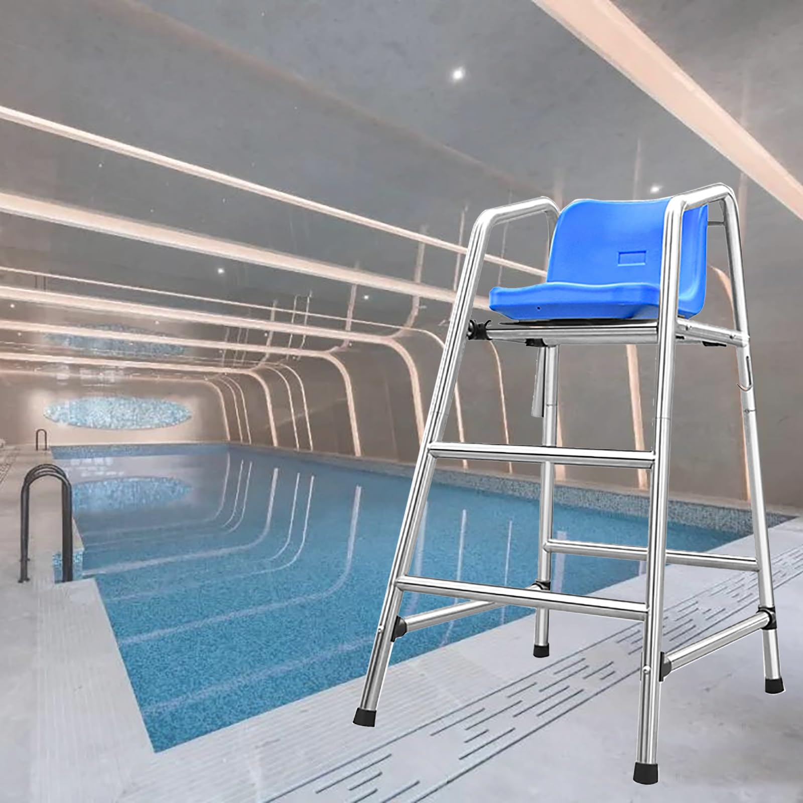 Chaise de terrasse extérieure pour surveiller la baignade des enfants