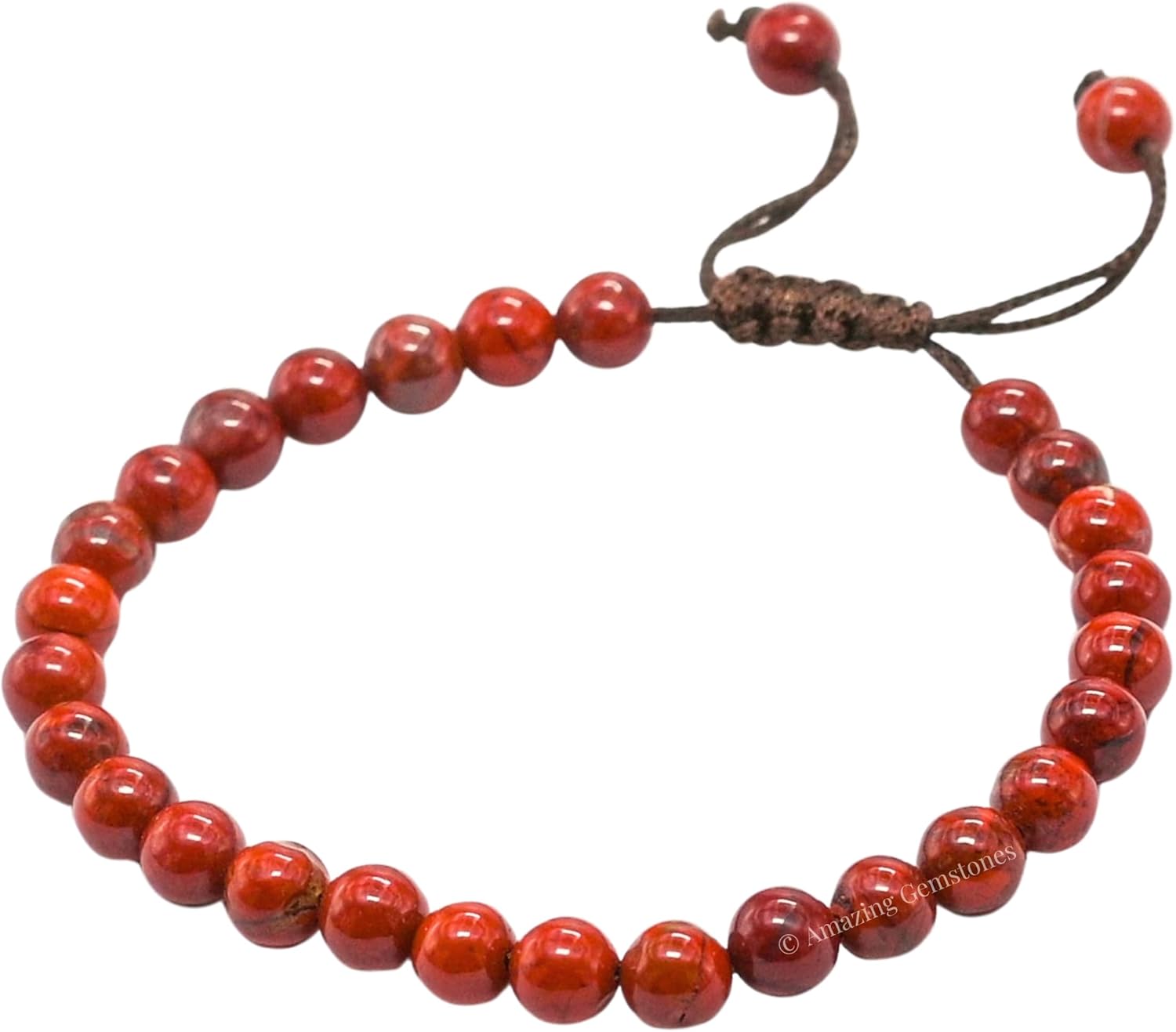 Amazing Gemstone Crystal Agate Bracelet, Gifts For Men and Women - Protection Healing Crystal Bracelet - 6mm Gemstone Beaded Adjustable Bracelet, Pulseras Para Hombres Mujer Stocking Stuffers - Image 3