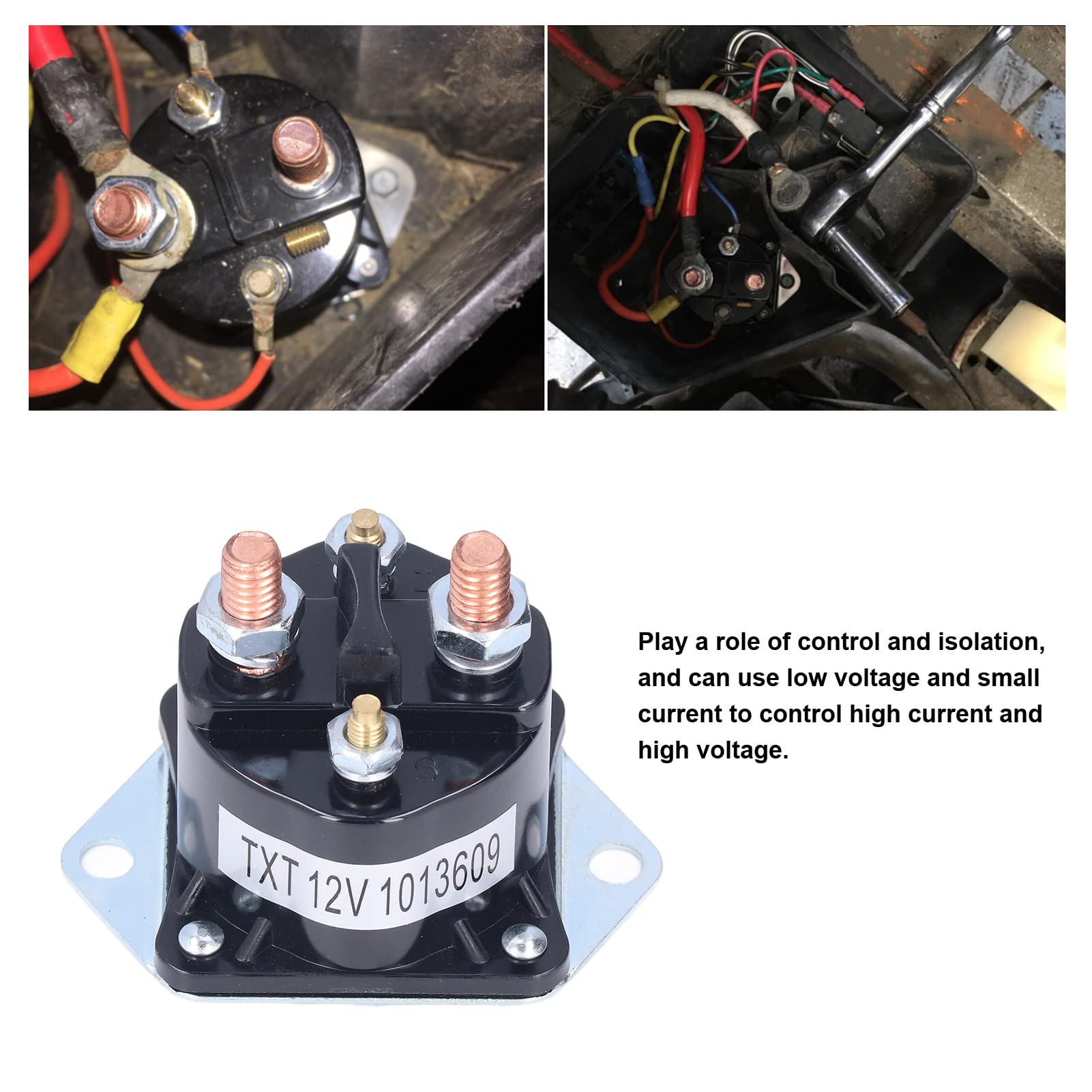 Club Car Solenoid 12V Starter Relay 1013609 Zamiennik dla Carryall DS Precedent Series Gas