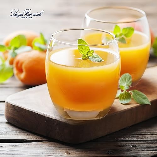 Vista 8 de Luigi Bormioli Crescendo - Vasos de 15.5 onzas, juego de 4, cristal SON-hyx, fabricado en Italia.