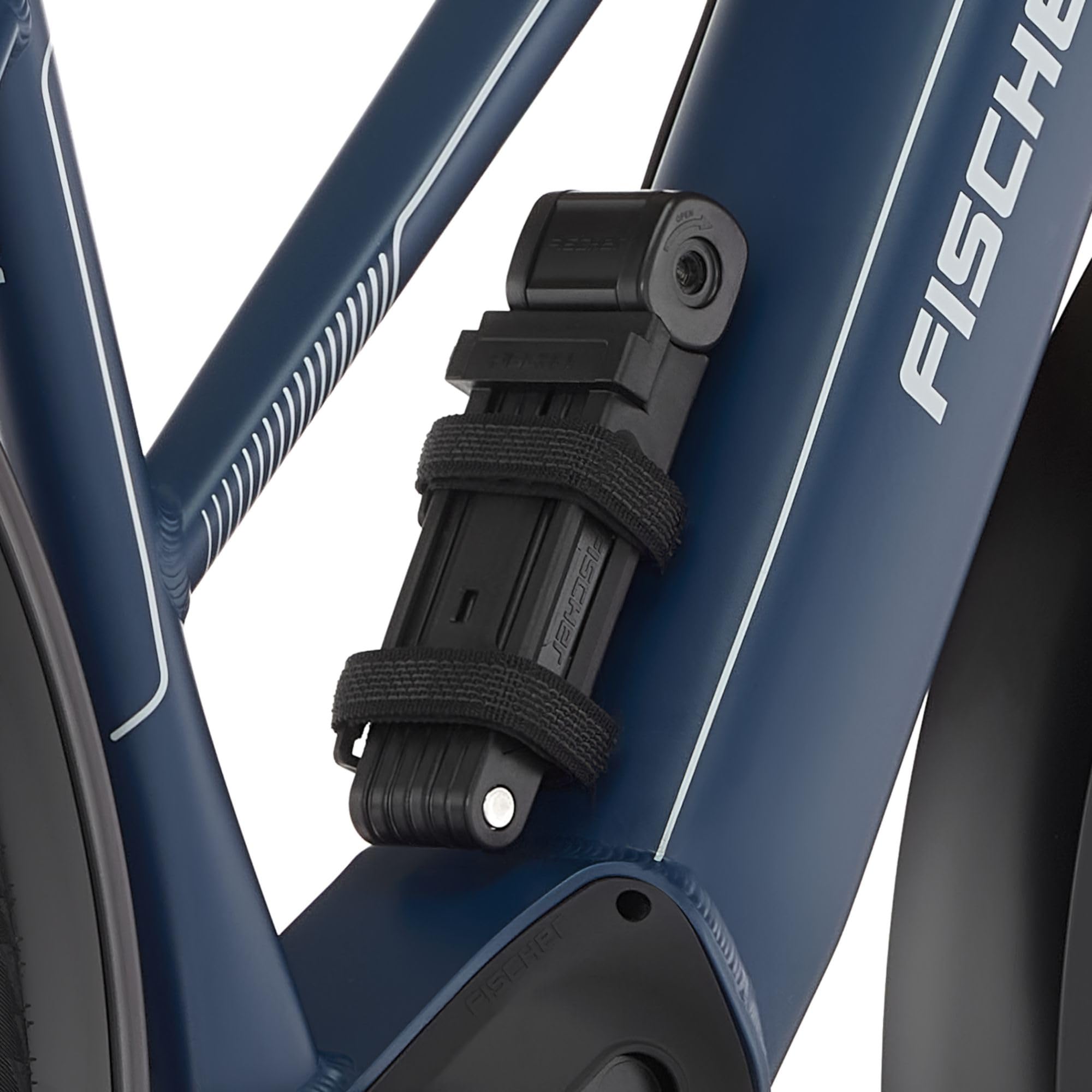 Fischer E-Bike Trekking VIATOR 8.0i, Elektrofahrrad für Damen und Herren, Mittelmotor 90 Nm, 36 V Akku, sattblau