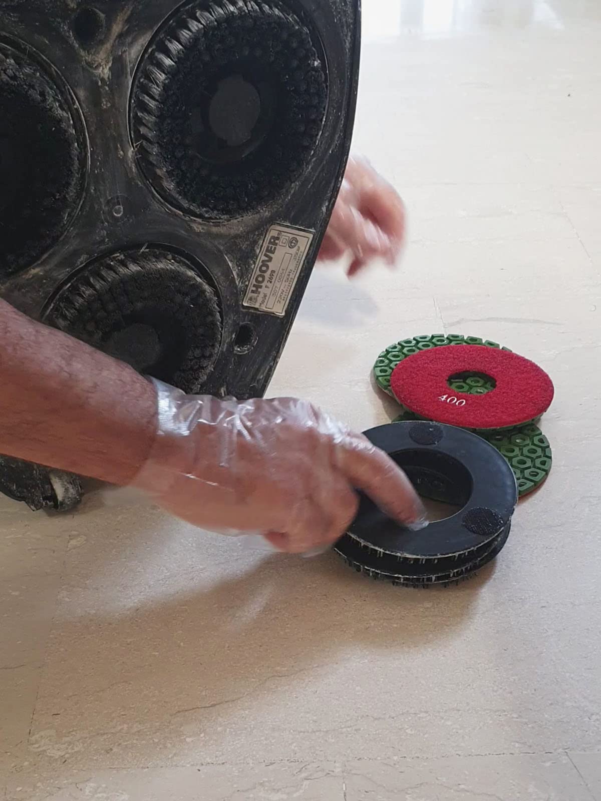 Kit Rigenera Pavimento In Marmo - Con Lucidatrice E Dischi Abrasivi Da 3 Pollici - Foto 10