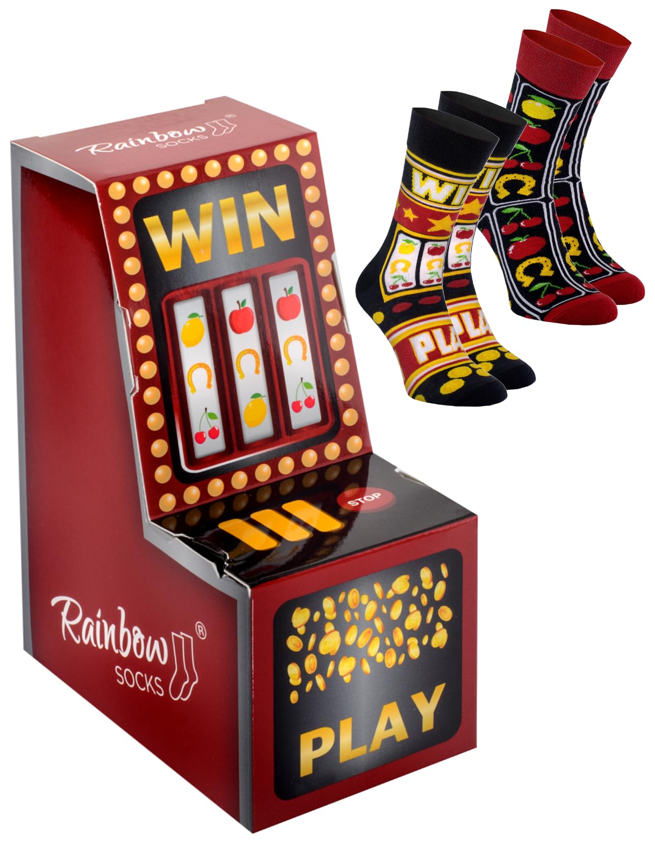 Rainbow Socks – Puzzle Box Socken Für Damen & Herren, Bunte Logikspiel-Socken In Geschenkbox