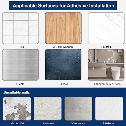 Miniatura 6 de HUFEEOH Ganchos adhesivos para toallas, paquete de 4 ganchos adhesivos para colgar resistentes, ganchos para abrigostoallas, ganchos de pared para