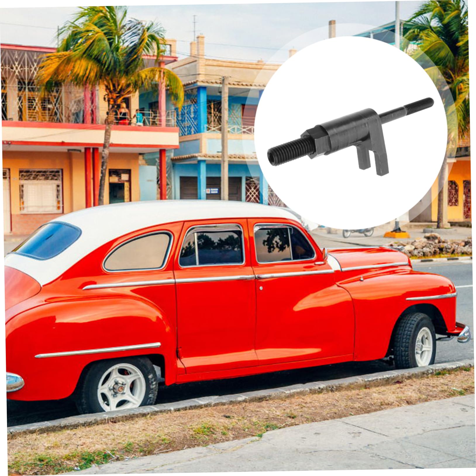 Kit di Rimozione Iniettori Carburante in Acciaio al Carbonio Nero | Alta Resistenza, Durezza Elevata, Resistenza All’usura e Corrosione, Estrattore Professionale Stile Casuale