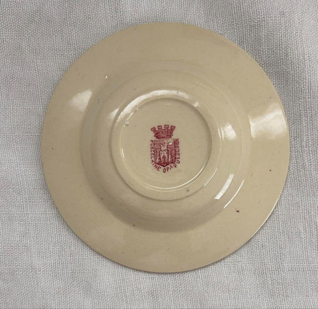 フランスアンティーク ジアン Gien ディネット スープ皿 フランス GIEN