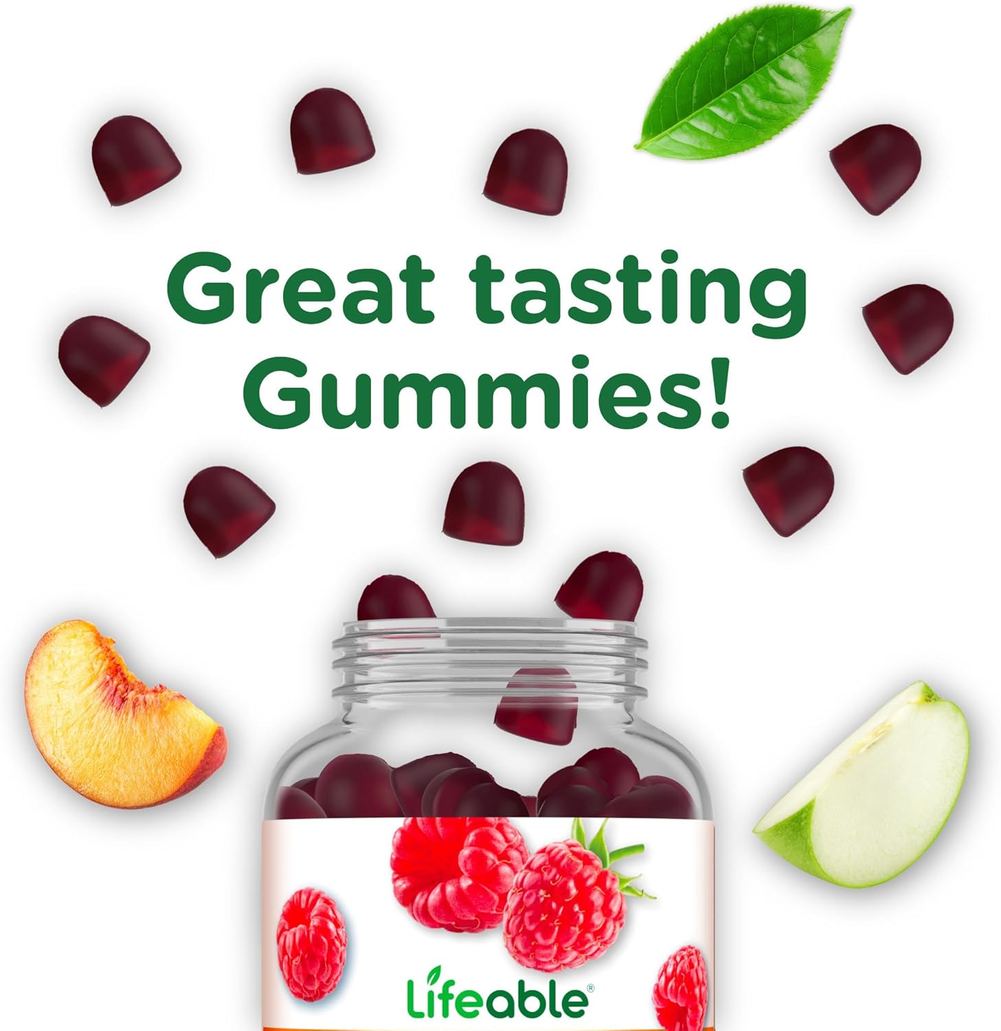 Lifeable Multivitamin with Iron for Adult | 13 Essential Vitamins and Minerals for Men and Women | Great Tasting Naturally Sourced Berry Flavor | Vegetarian Non-GMO | 90 Gummies - Image 5