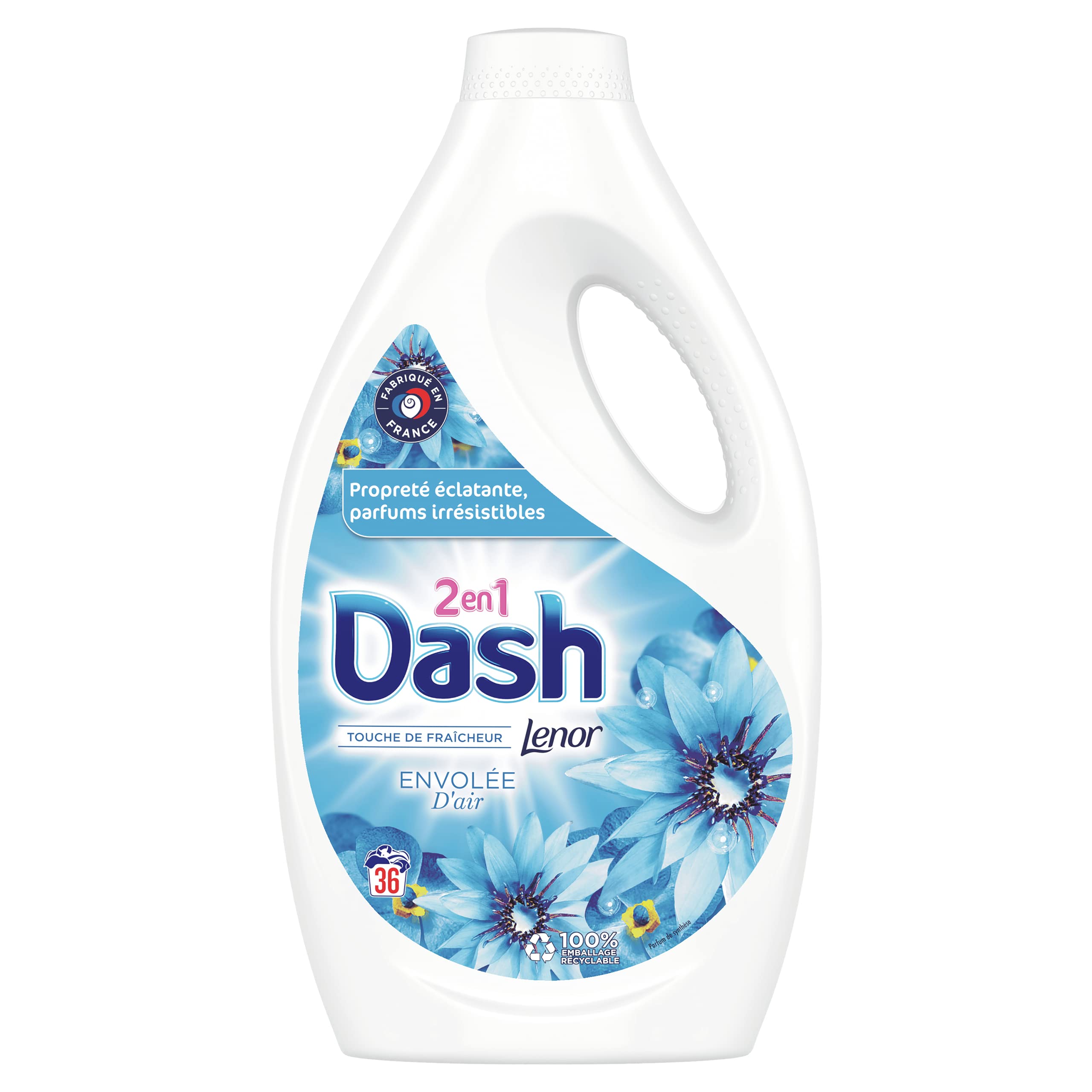 Dash 2 en 1 - Lavadora líquida (36 lavados)