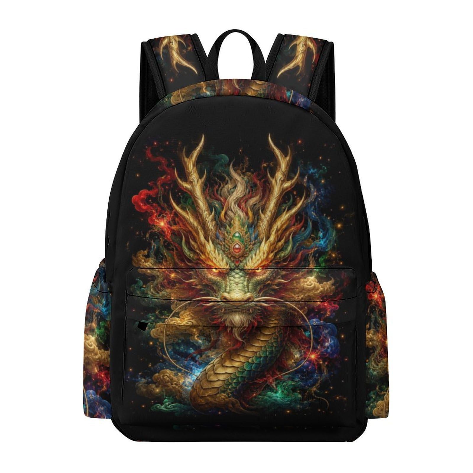 TPISLI Dragon Bookbag Children Age 9 Animal Dragon Backpack Boys Year 7-9 Durable Lightweight 16.5 Inch Laptop Rucksack Secondary School Hiking Travel Travel Use