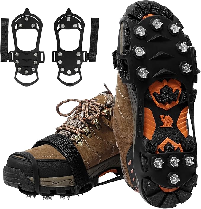 HQCM Schuhspikes Anti-Rutsch - Steigeisen Für Wander- & Outdoorschuhe