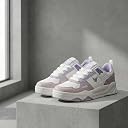 ASIAN Mojo W-06 Women Sneakers | Stylish Premium Casual Shoes with Memory Foam | Low Top Sneakers with Lightweight Comfort, Walking & Travel White Purple gallery image