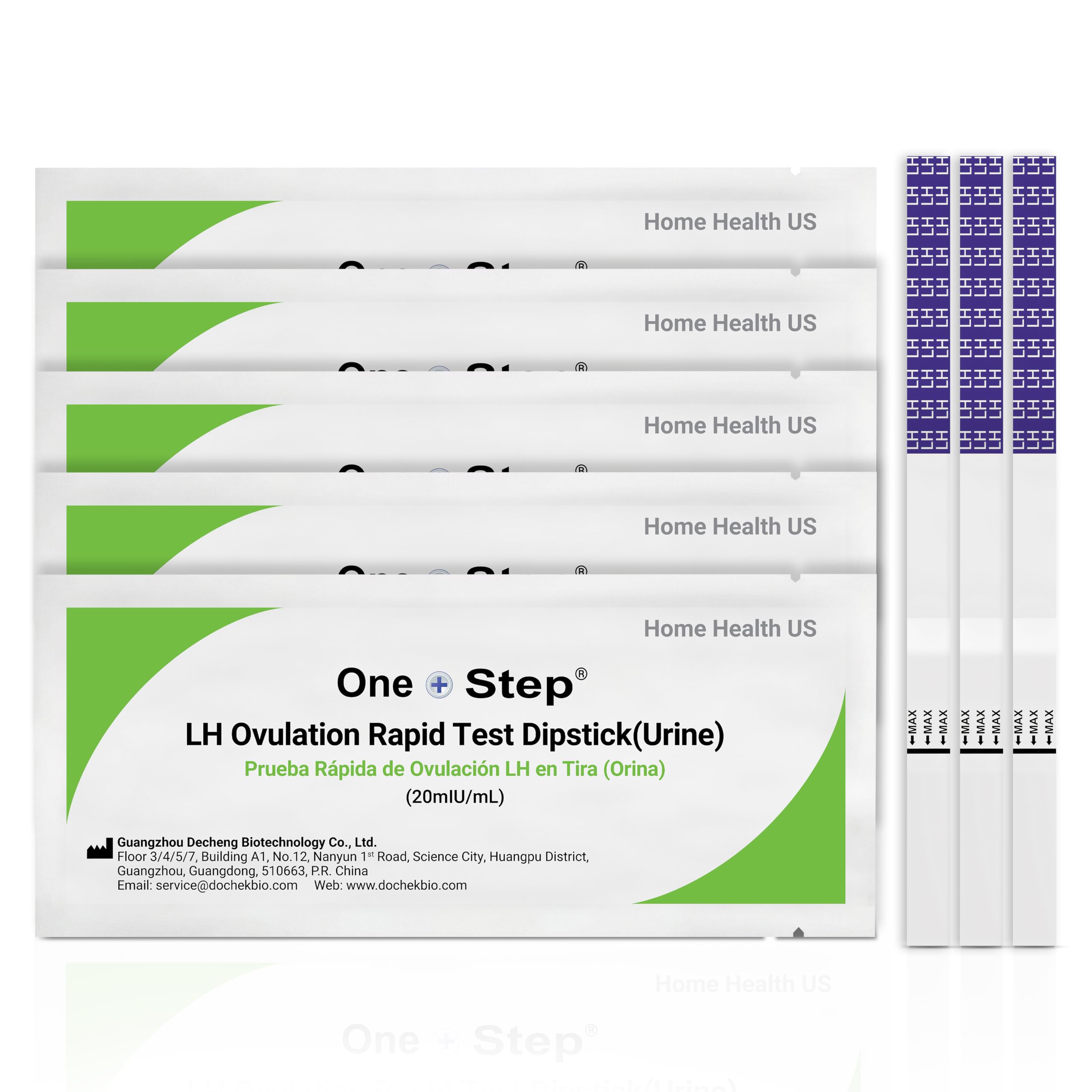 One Step Ovulation Test Strips, 50 LH Tests, Fertility Predictor Kit