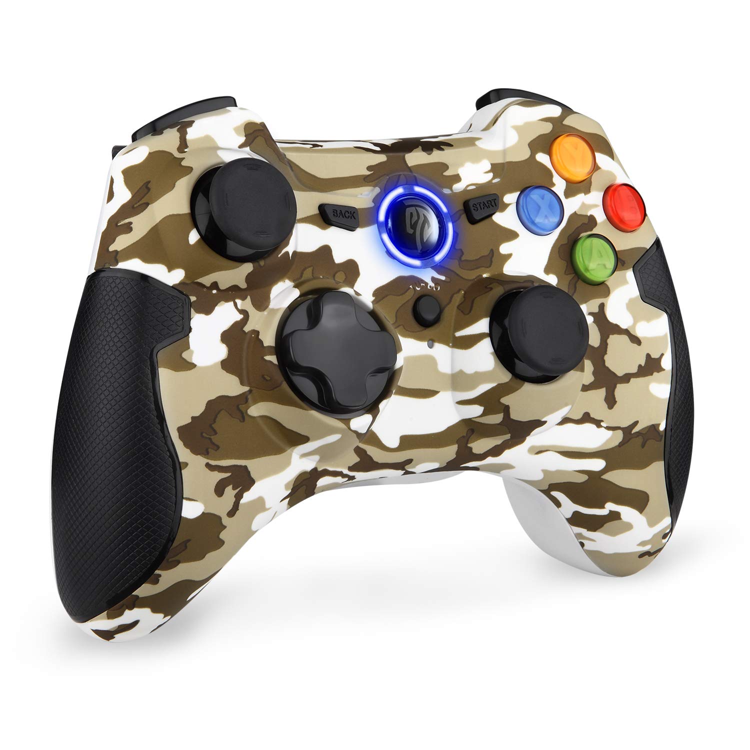 EasySMX 2.4G Wireless Controller for PS3, PC Gamepads with Vibration Fire Button Range up to 10m Support Windows PC , PS3,...