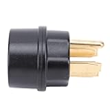 Yoidesu Generator Power Adapter, Compact Wearproof Long Life 14-50p to 14-50R Generator Plug for Camping Square Power Socket