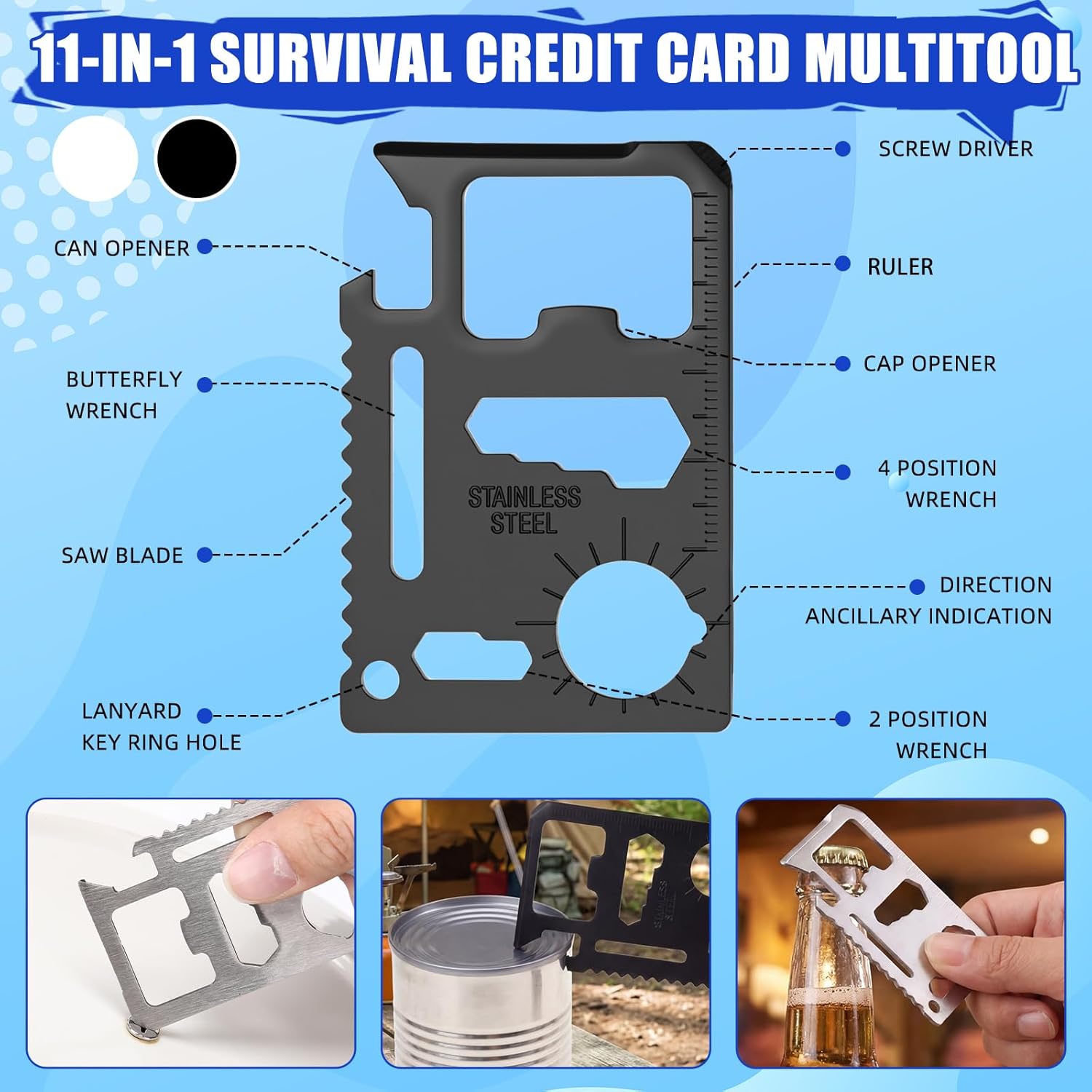 Vicenpal 40 Pcs Fathers Day Bulk Gifts 6 in 1 Screwdriver Tool Pen with Multitool Credit Card Bulk Tool Pen Gifts for Fathers Day Adult Men Dad Husband Male Employee (Fresh Color)
