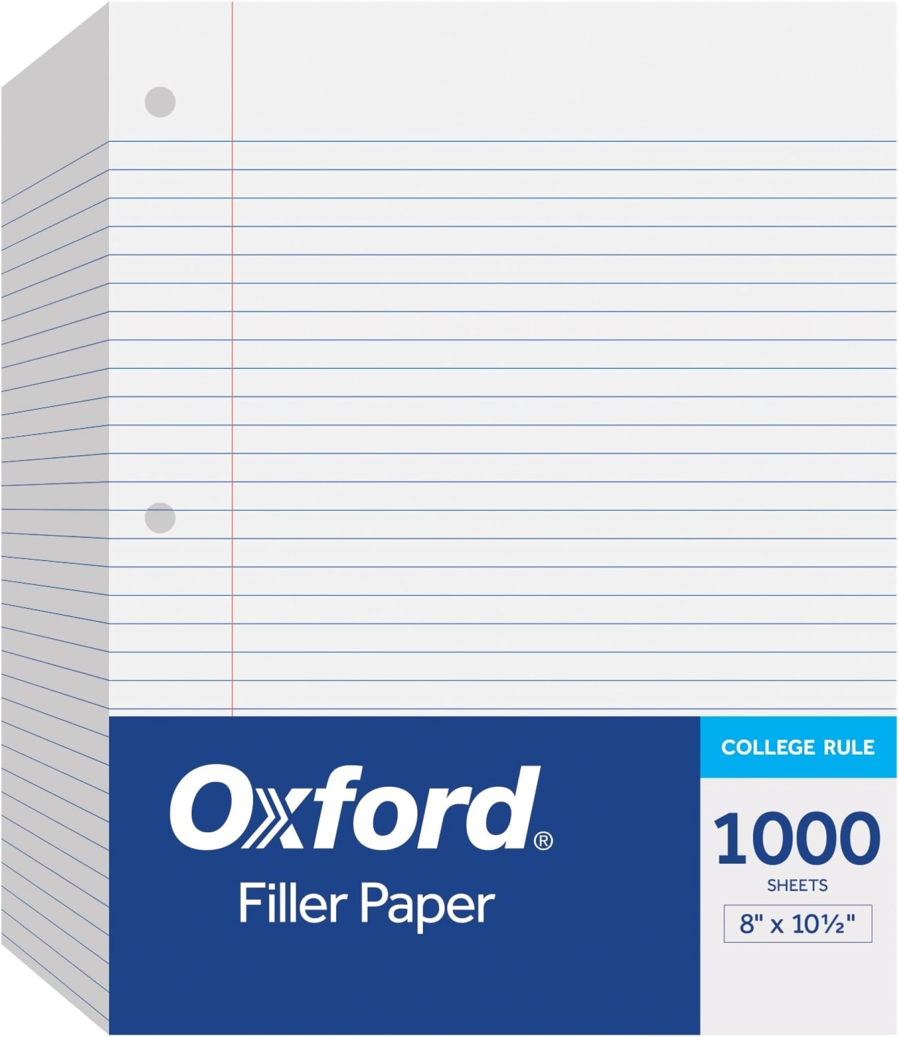 Amazon.com : 1InTheOffice Filler Paper Wide Ruled, Colored Loose Leaf ...