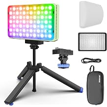 Amaran Ace 25c Kit RGB 25W On Camera Pocket Video Light CCT 2300k-10000k | Up to 5,908 lux@0.5m,Rechargeable Battery and PD Charging,Magnetic,App Control for Vlog,Photography,Videographer Green