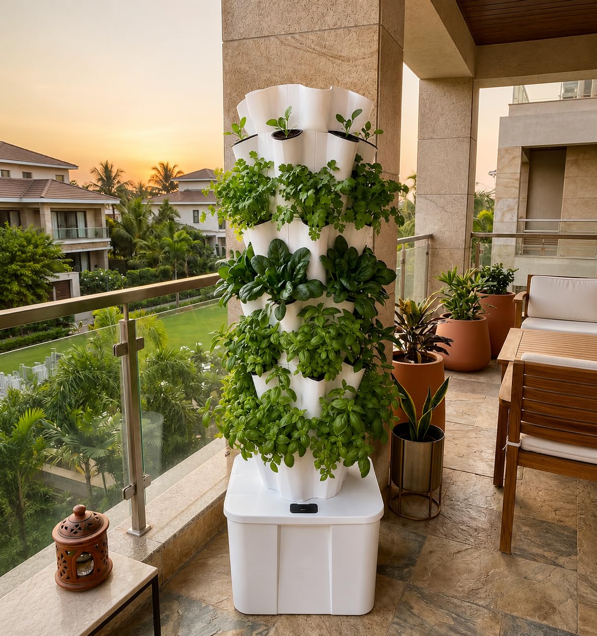 30 Planter Aeroponics Tower with 60 Lit Rectangular Tank with Accessories, Netpots, Cocodiscs, Seeds, Nutrients, Tds Meter-image-41