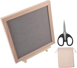 VILLCASE 1 Set home letter board desktop letter wooden frame desktop memo board board the sign home page wooden bracket household message board pendant decorate