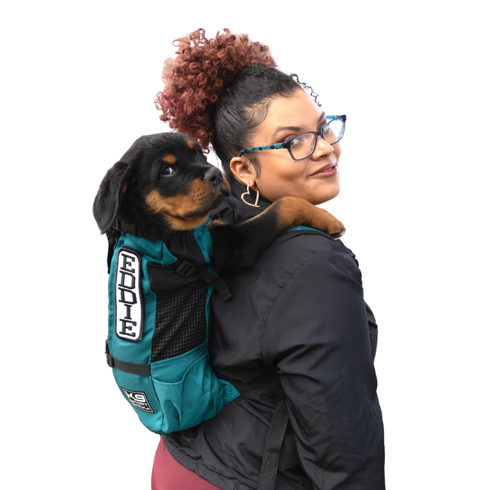 K9 Sport Sack Trainer - Small, Harbor Blue - Ideal for Dogs with 13-16” Back Length - Backpack-Style Training Carrier - Meant for Quick, Non-Strenuous Activities