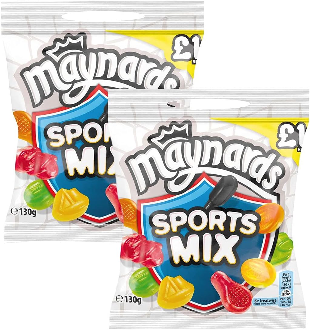 Maynards Bassetts Sports Mix Sweets Bag 165g (Pack of 2) Amazon.co.uk
