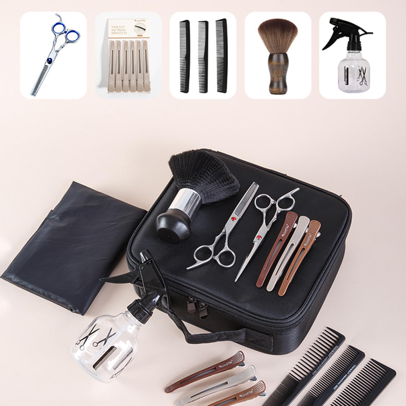 Grande Capacità Parrucchiere Borsa Strumenti di Parrucchiere Caso di Trasporto Barbiere Trucco Per Uomo Strumenti di Stoccaggio Portatile Parrucchi