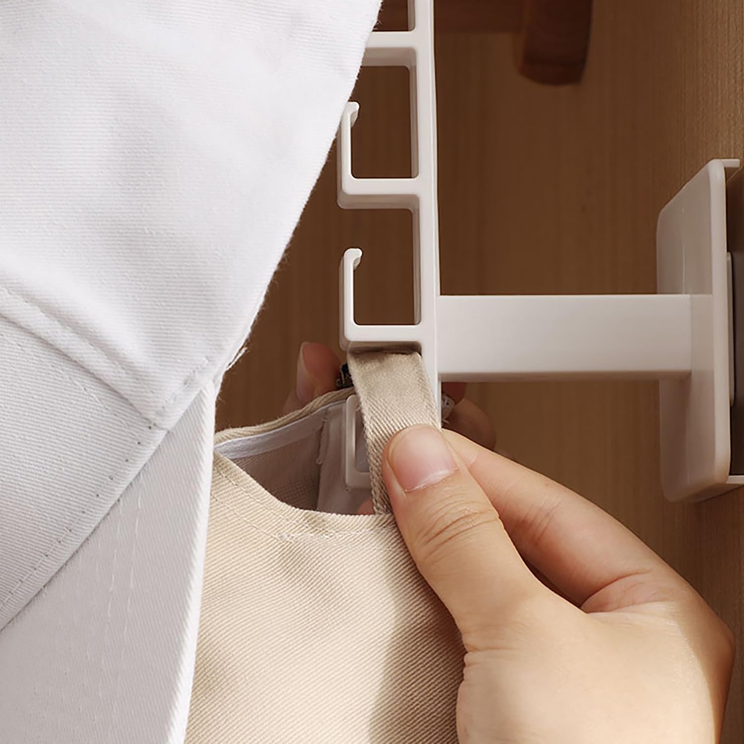 Colgador Organizador de Gorras 1 Pieza Blanco