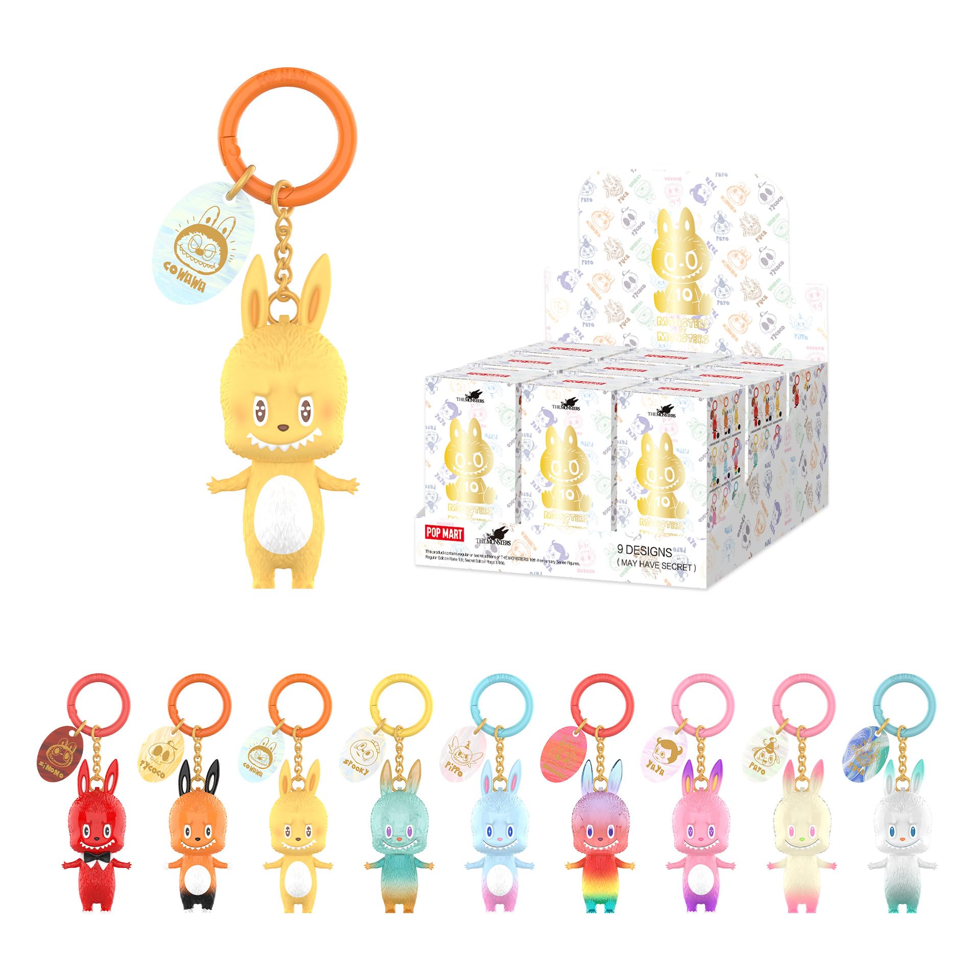 Amazon.com: POP MART The Monsters 10th Anniversary Series Blind