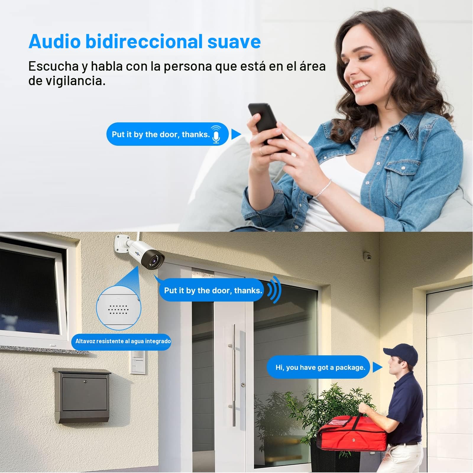 Hiseeu Kit Cámaras Vigilancia WiFi 5MP, Sistema Seguridad Inalámbrica con Monitor LCD 12'' y HDD 3TB, 4 Camaras IP Exterior, Detección Movimiento, Visión Nocturna, Audio Bidireccional
