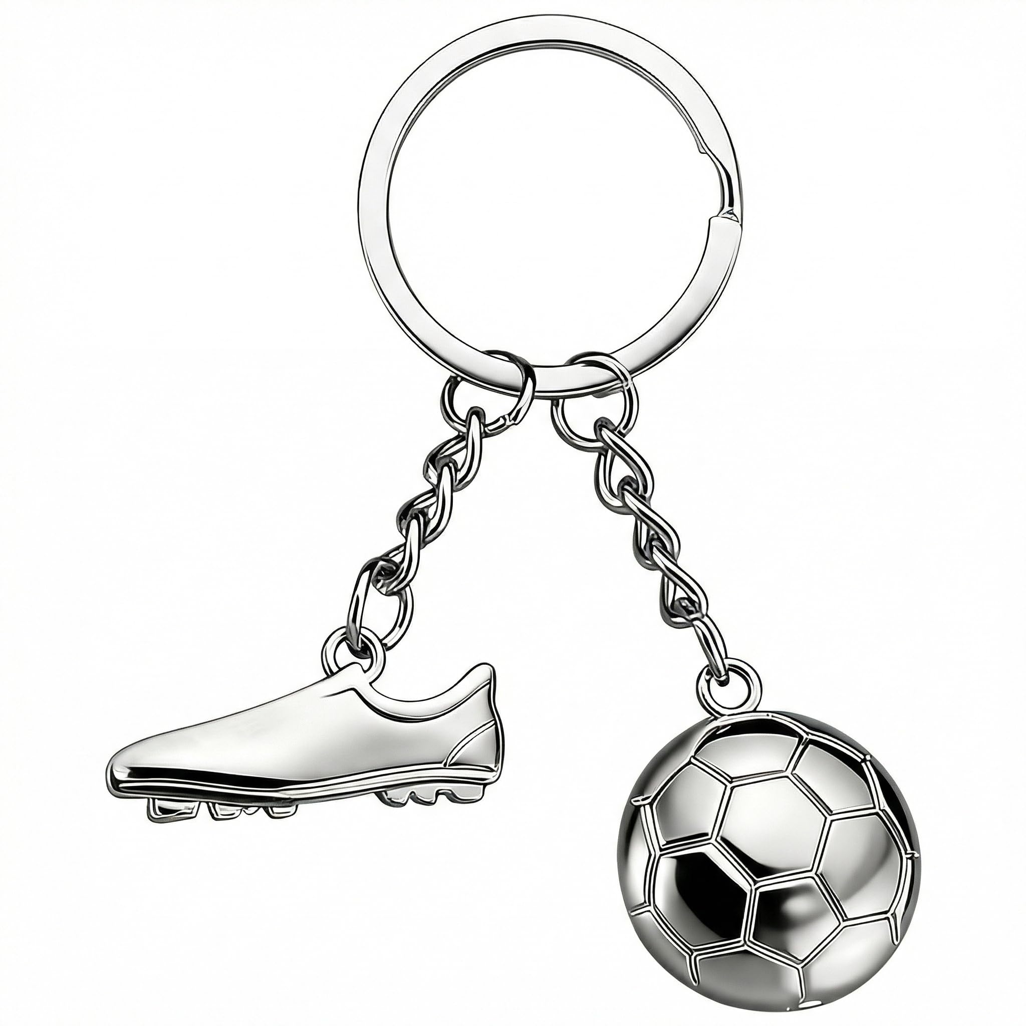 YYHCC Fussball Anhänger,Schlüsselanhänger Fußball,Fußballsch